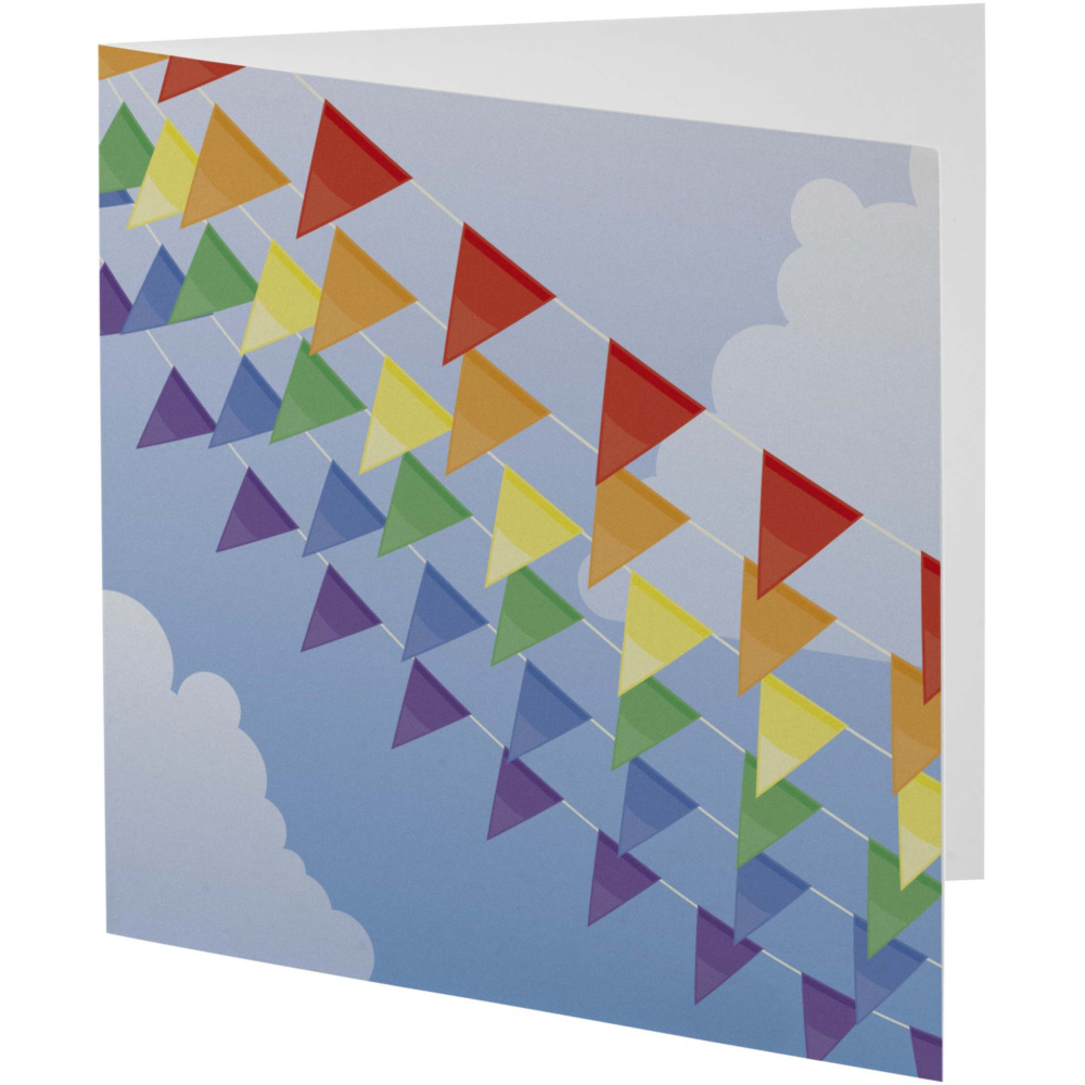 Logo trade promotional item photo of: Herald square greeting card