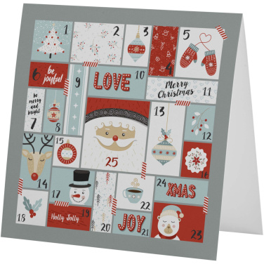 Logo trade promotional giveaways image of: Herald square greeting card