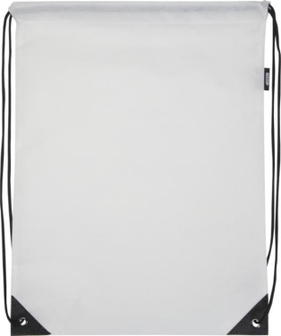 Logo trade promotional merchandise picture of: Evergreen GRS recycled non-woven drawstring bag 5L