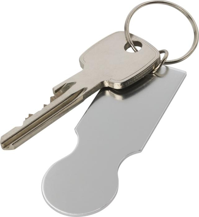 Logotrade promotional product picture of: Rhea shopping cart keyring