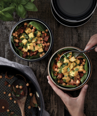 Logotrade promotional giveaway picture of: Black+Blum Glass Lunch Bowl 750ml