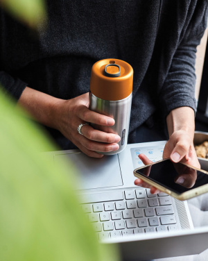 Logo trade corporate gifts image of: Black+Blum Insulated Leakproof Travel Cup Stainless Steel