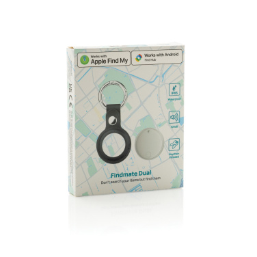 Logotrade promotional products photo of: Findmate Dual RCS recycled plastic item finder IPX 5