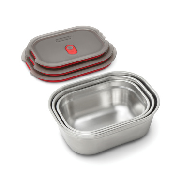 Logo trade promotional merchandise image of: Black+Blum Mealprep Box 3pcs Set Small, Medium, Large