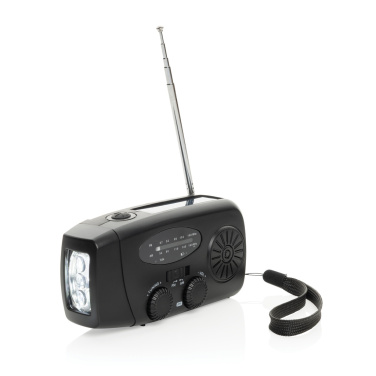 Logo trade business gift photo of: RescueWave RCS recycled plastic emergency radio