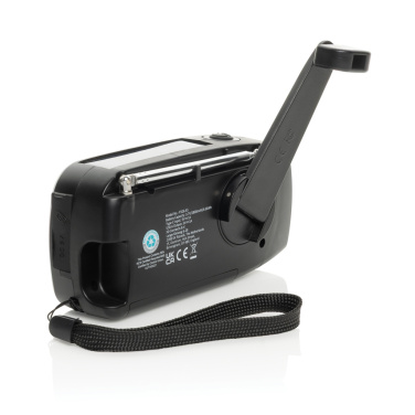 Logo trade advertising product photo of: RescueWave RCS recycled plastic emergency radio