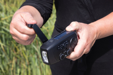 Logotrade promotional item picture of: RescueWave RCS recycled plastic emergency radio