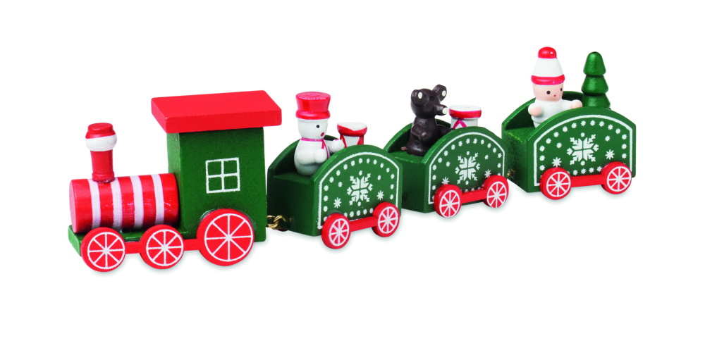 Logotrade corporate gifts photo of: Wooden Christmas train