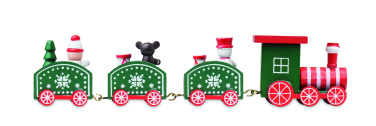 Logo trade business gift photo of: Wooden Christmas train