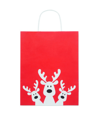 Logo trade promotional giveaways image of: Gift paper bag medium
