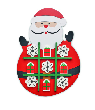 Logo trade promotional giveaways picture of: Christmas wooden tic tac toe