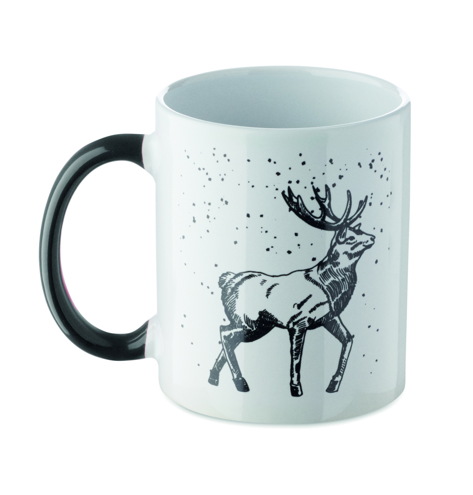 Logo trade promotional merchandise picture of: Seasonal ceramic mug 300ml