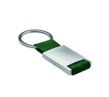 Logo trade corporate gifts picture of: Metal rectangular key ring Espoo