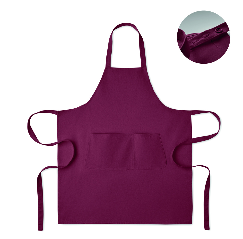 Logo trade promotional giveaways image of: Organic cotton apron 240 gr/m²