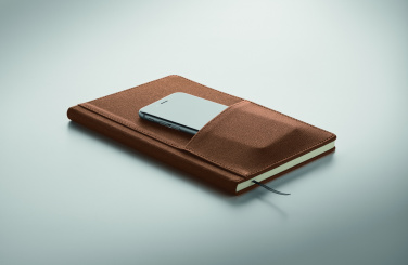 Logo trade promotional items image of: A5 notebook PU front pocket