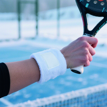 Logo trade promotional items image of: Wristband in polycotton
