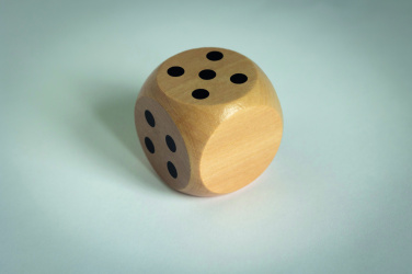 Logotrade business gifts photo of: Schima wooden dice 5cm dia