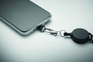 Logo trade promotional merchandise picture of: Retractable phone holder