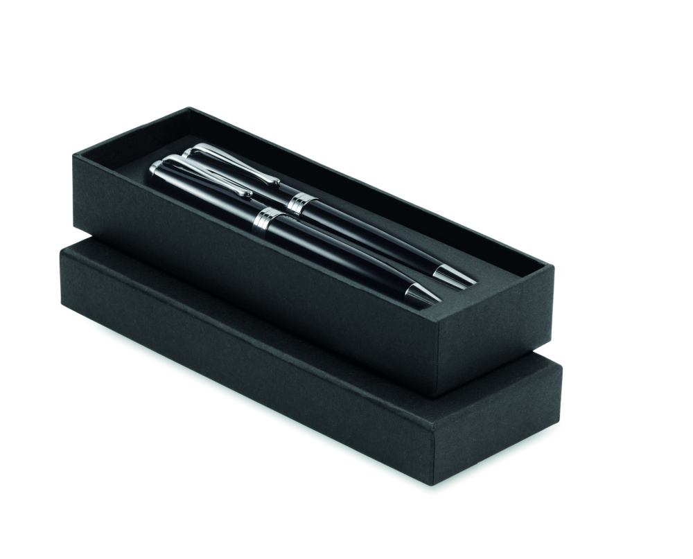 Logo trade promotional products picture of: Ball pen and roller set