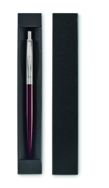 Logo trade promotional giveaway photo of: Push button pen in box