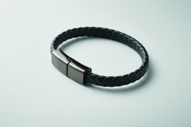 Logo trade promotional gifts image of: Braided bracelet cable type-C