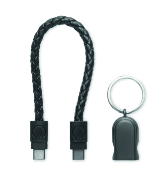 Logo trade promotional merchandise photo of: Key ring loop cable type-C