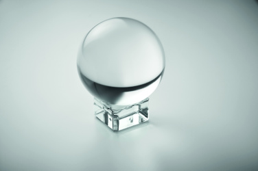 Logo trade promotional merchandise photo of: Glass round award
