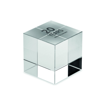 Logotrade promotional item picture of: Glass cube award