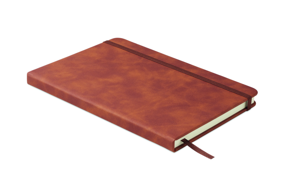 Logo trade business gift photo of: A5 smokey PU notebook