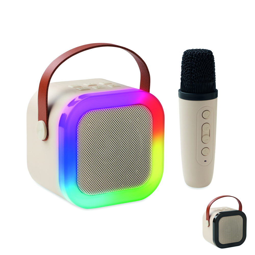 Logo trade advertising products image of: Karaoke set speaker