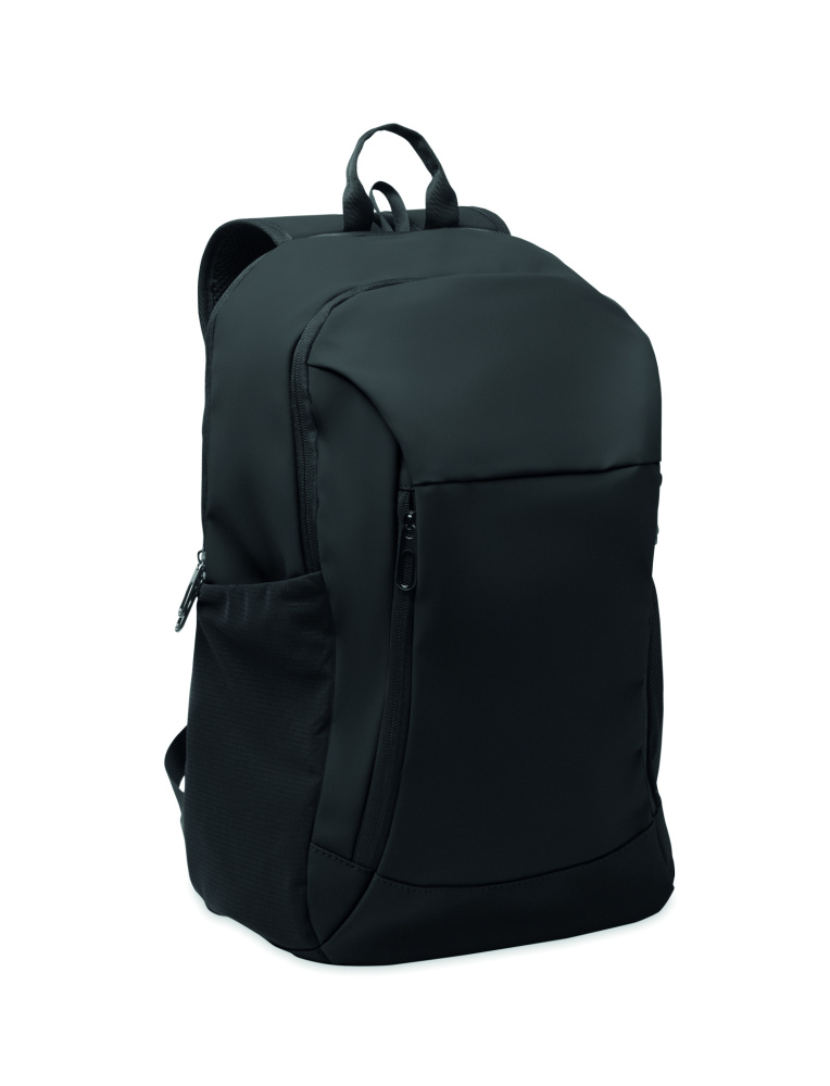 Logo trade promotional product photo of: 15" soft PU laptop backpack