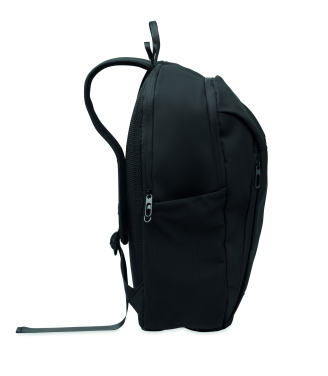 Logo trade promotional items image of: 15" soft PU laptop backpack