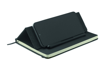 Logotrade promotional merchandise image of: A5 notebook with phone holder
