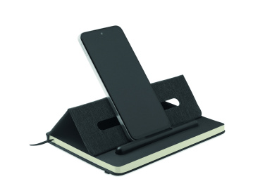 Logotrade promotional merchandise photo of: A5 notebook with phone holder