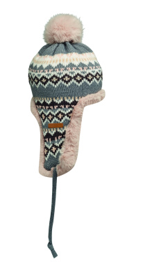 Logotrade promotional giveaway image of: Knitted beanie with ear flap