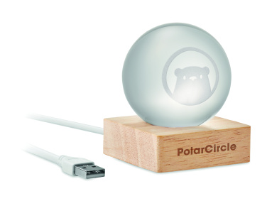 Logotrade promotional giveaways photo of: LED glass ball