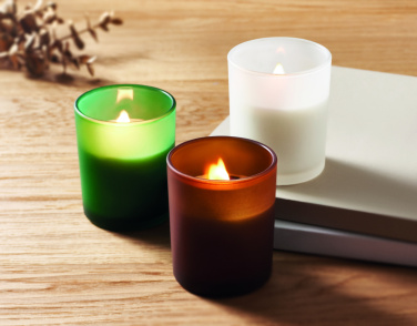 Logo trade promotional merchandise picture of: Plant based wax candle 80 gr