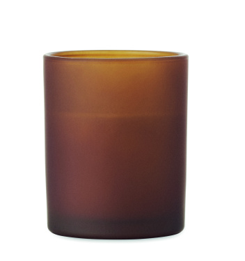 Logo trade promotional giveaways image of: Plant based wax candle 80 gr