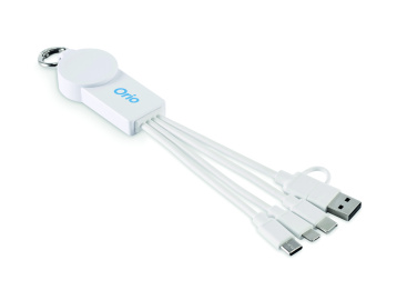 Logotrade advertising products photo of: 2 in 1 charging cable type-C