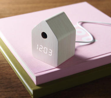 Logotrade promotional products photo of: MDF cuckoo alarm clock