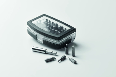 Logo trade promotional merchandise picture of: 32 pcs screwdriver bit set