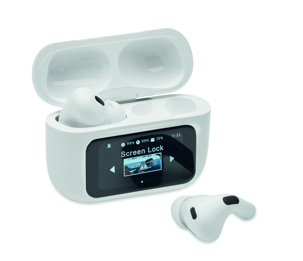Logotrade advertising products photo of: ABS TWS earbuds