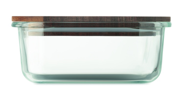 Logo trade promotional gift photo of: Glass lunch box 800ml