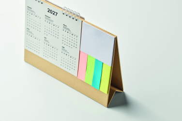 Logo trade promotional products picture of: Desk calendar with memo pad