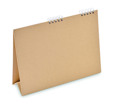 Logo trade business gifts image of: Desk calendar with memo pad