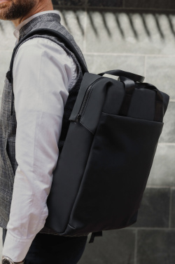 Logo trade promotional giveaway photo of: VINGA Baltimore RCS tote backpack