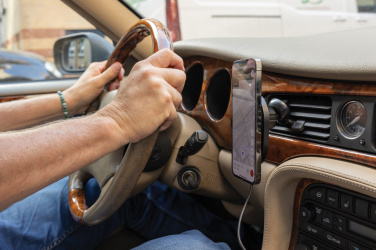 Logotrade advertising product picture of: PowerCruze RCS rplastic 15W magnetic charging car holder