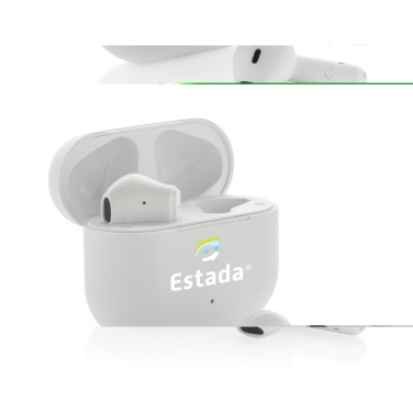 Logo trade promotional merchandise picture of: Tunevo RCS recycled plastic wireless earbuds