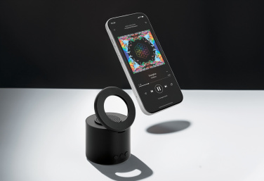 Logo trade promotional item photo of: Magpulse RCS recycled plastic 3W speaker w/magnetic holder