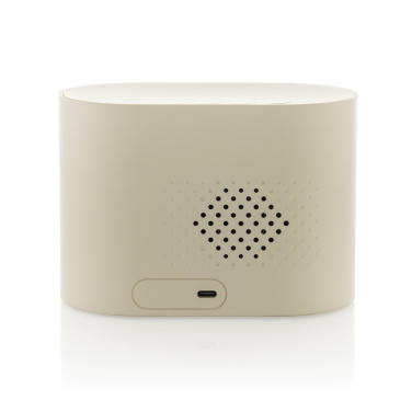 Logo trade promotional items picture of: LumaRise RCS reycled plastic white noise alarm clock